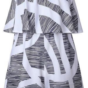 Off-Shoulder Romper with Pockets